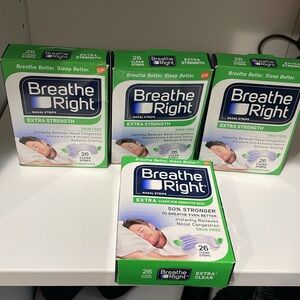 NWT 4X Breathe Right Nasal Strips Original